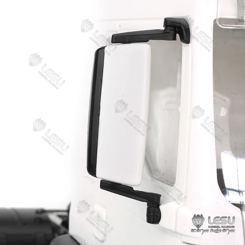 LESU Tamiya 1/14 suporte do quadro do espelho retrovisor do corpo do caminhão