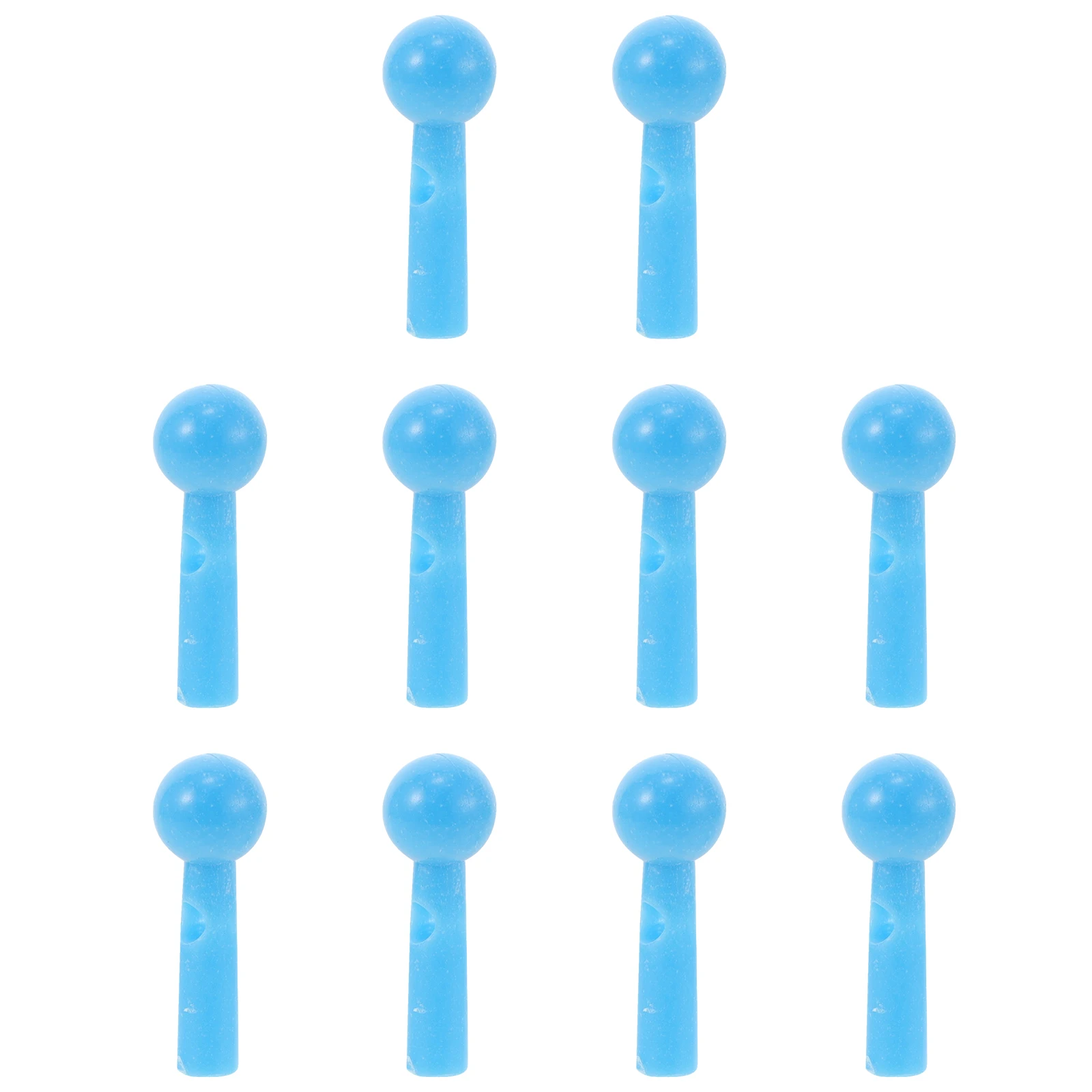 

10 Pcs Umbrella Tail Beads Folding Replacement Pin for Rain Repair Parts Long Handle Metal Bone Covers Sky-blue Foldable Child