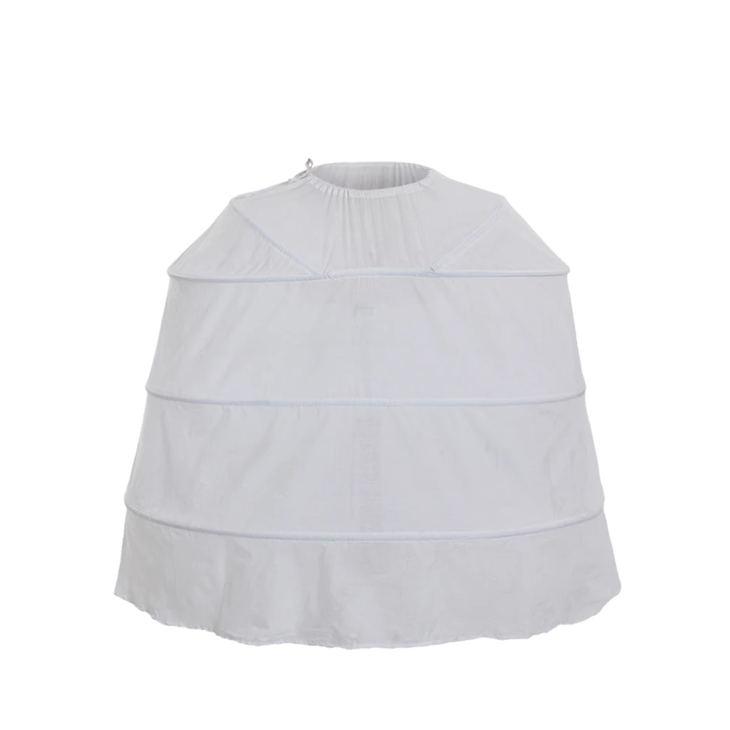 

Rococo Victorian Dress Petticoat Crinoline Underskirt White Cage Frame Pannier Bustle Ball Gown Medieval Costume Petticoat