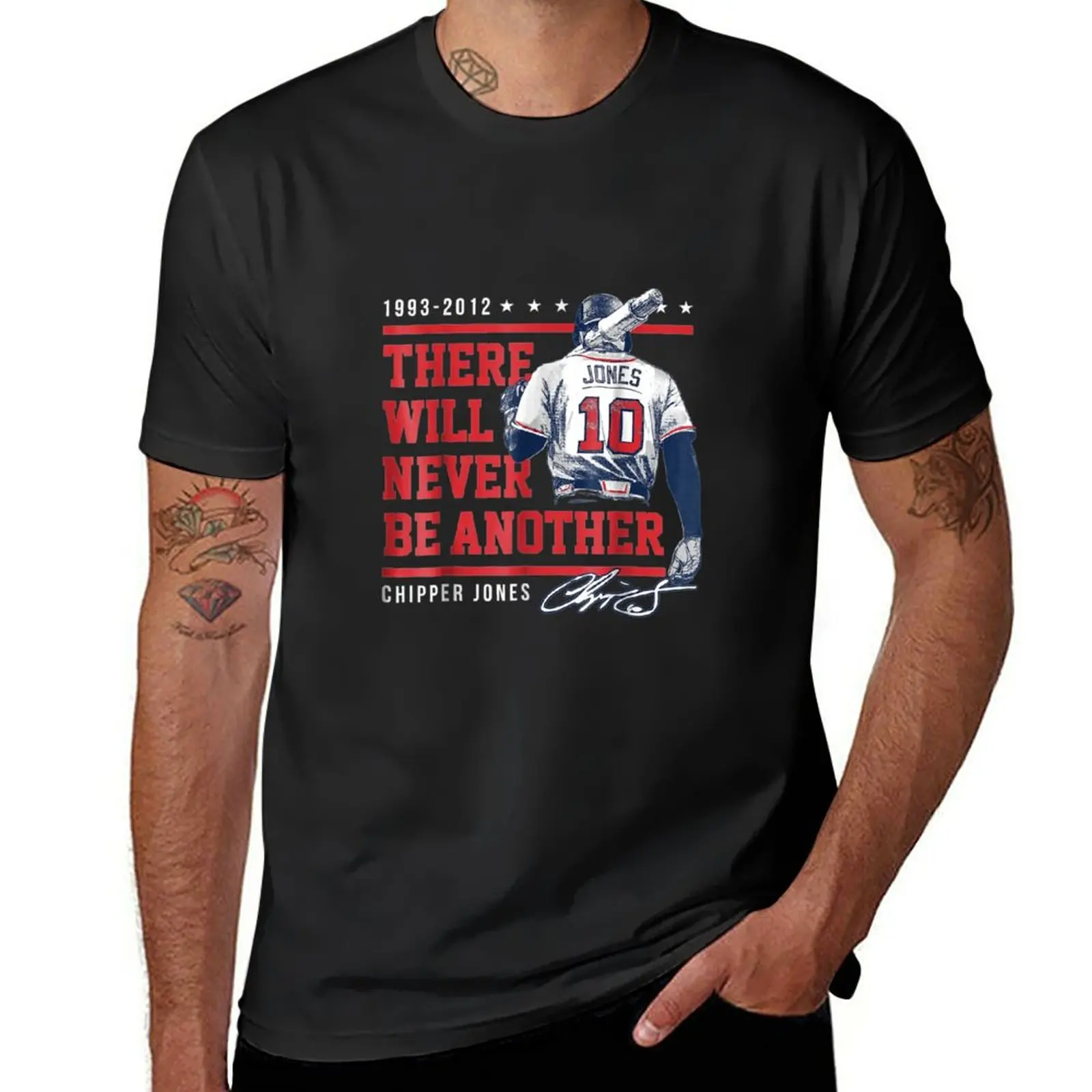 

New Chipper Jones Never Be Another Apparel T-Shirt plus size t shirts quick drying shirt mens t shirt