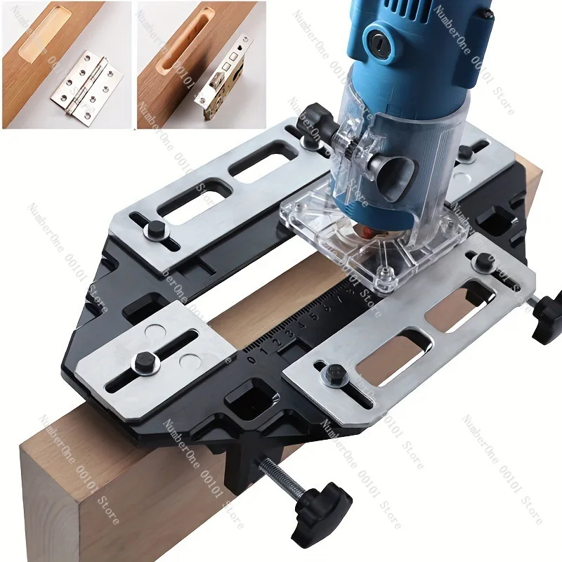 

Инструмент для установки и разметки петель на деревянные двери и мебель, направляющая для сверления отверстий под петли