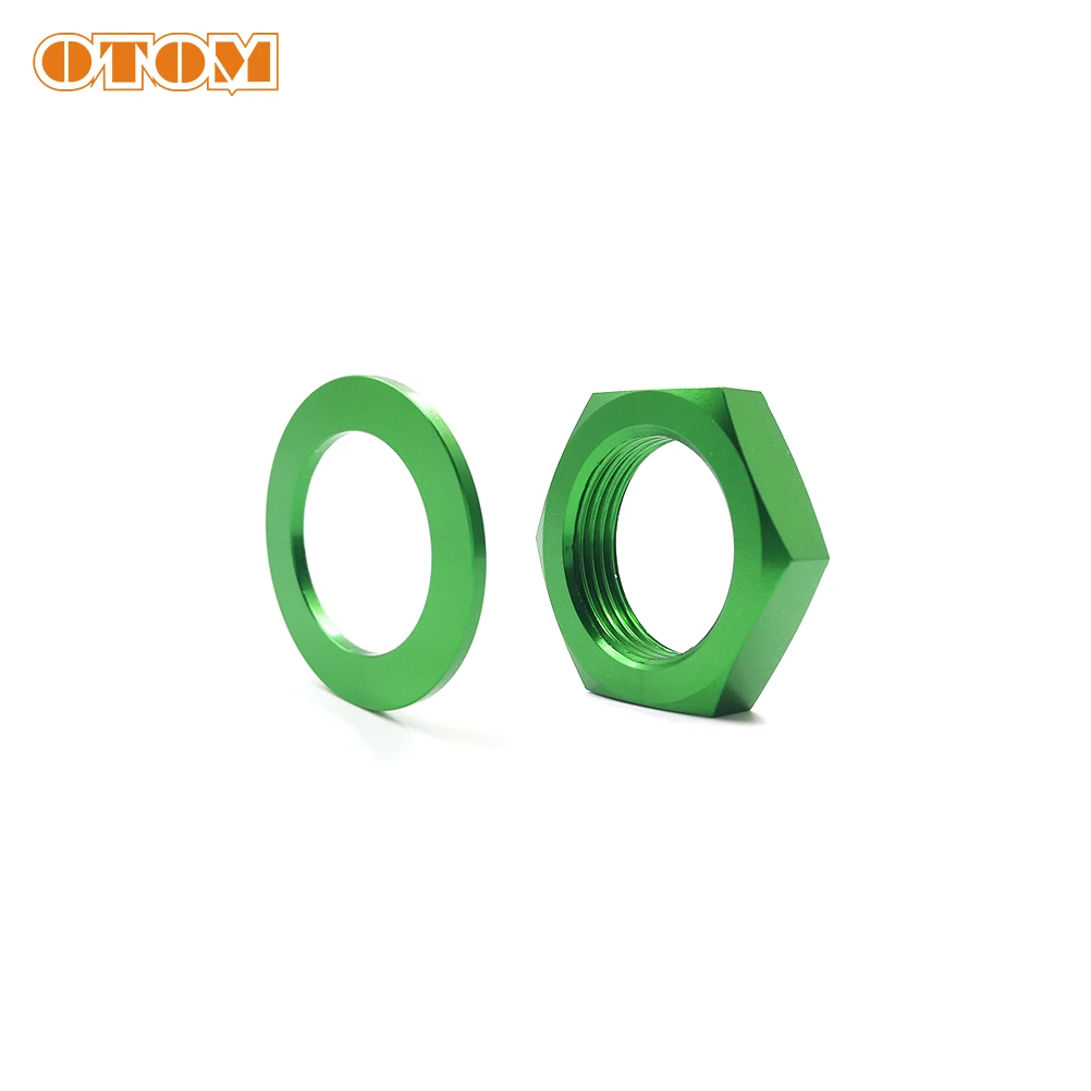 OTOM Motocross CNC Steering Stem Nut M24xP1.5 For KAWASAKI KX125 KX250 KX250F KX250X KX450 KX450X KLX450R Motorcycle Accessories