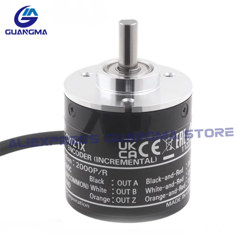 1PCS E6B2-CWZ6C Optical Rotary Encoder E6B2 CWZ6C CWZ1X CWZ5B CWZ5G CWZ3E10 50 60 100 200 500 600 800 1000 1024PR 3000PR 5-24VDC