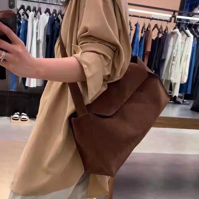 

New Fashion Frosted Suede Handbag For Women Simple And Casual Multifunctional Large Capacity Single Shoulder Crossbody Bag Trend