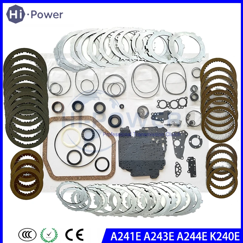 

A240E A241E A243E A244E Transmission Master Repair Kit Friction Steel Plates For Toyota Gearbox Discs Seal Overhaul Kit