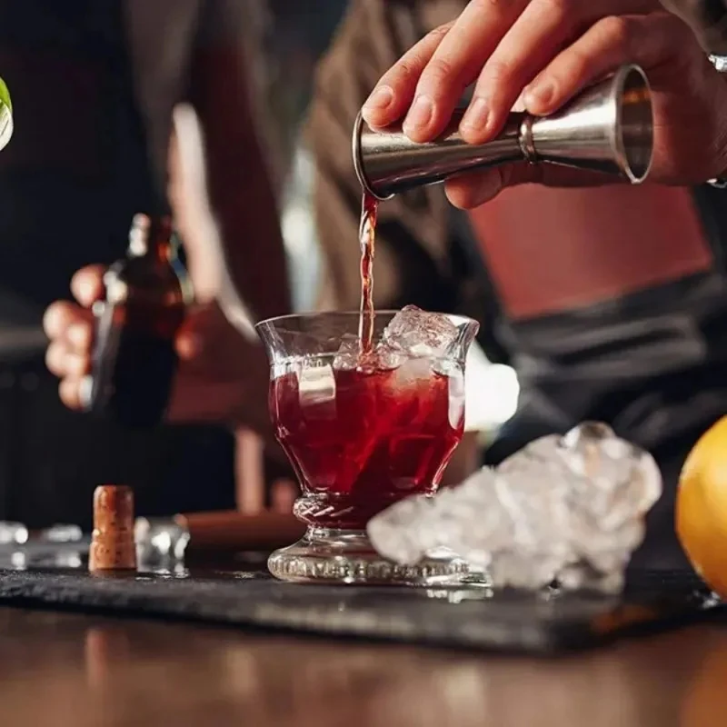 Graduated Steel Measuring Cups, reliable bar utensil. Use for mixing cocktails and liquid drinks at parties and home bars