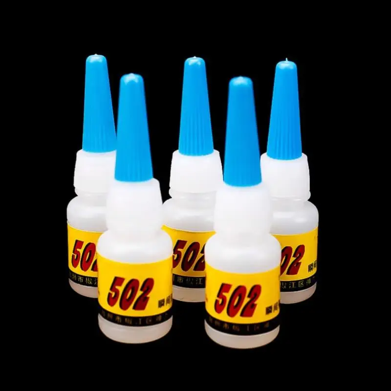 1Pcs 502 Super Glue Instant Quick-drying Cyanoacrylate Adhesive Strong Bond Fast Crafts Repair Super Glue