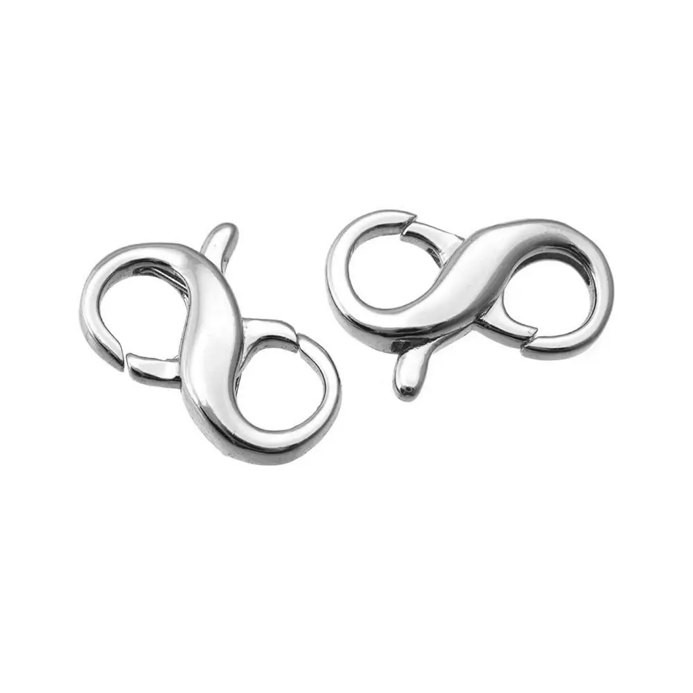 Karabinerverschlüsse aus 18 Karat Gold, Messing, Verbindungsverschlüsse, Schmuck, Halsketten, Armbänder, Herstellung von Zubehör, DIY-Zubehör – Detail 3