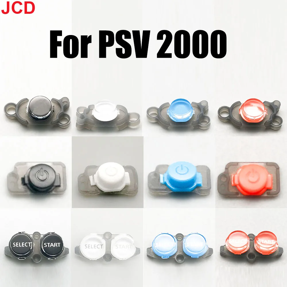 

JCD For PS VITA PSV 2000 Game Console Logo Button Key For PSV 2000 Power Switch Button And Replacement Parts