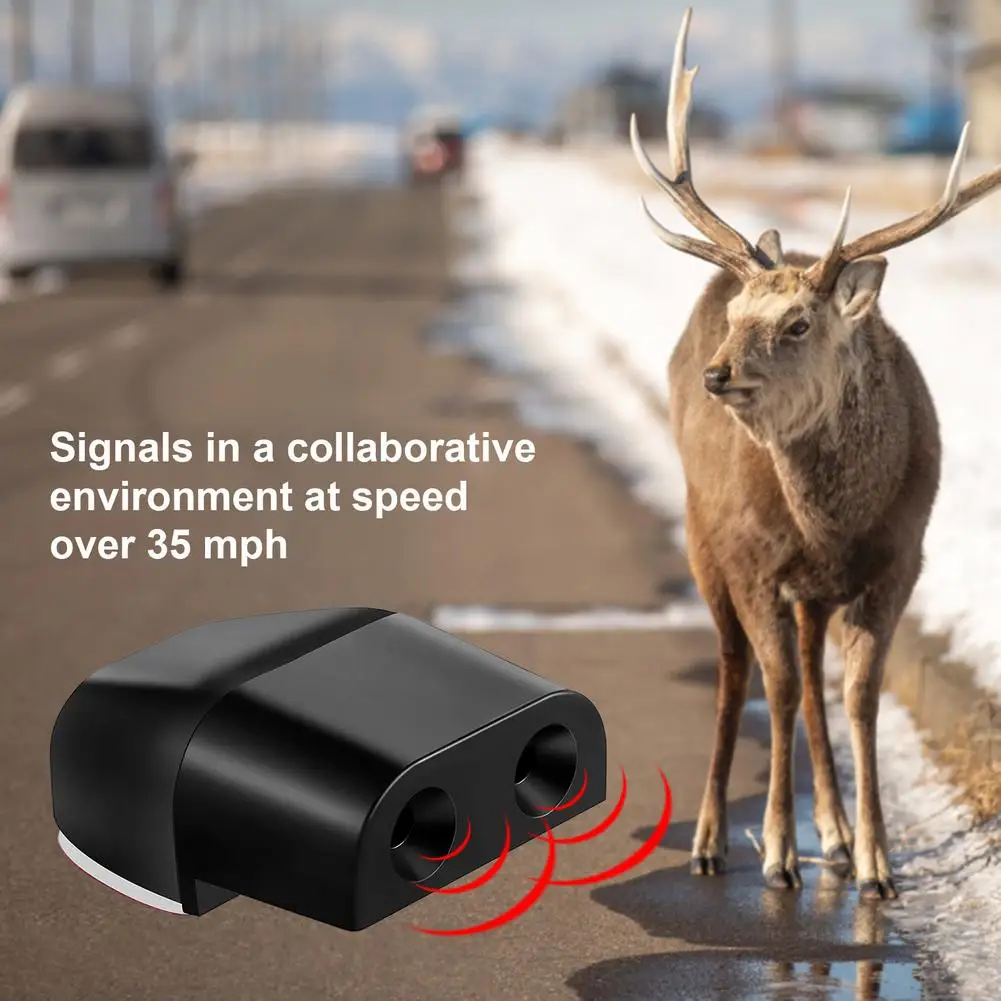 

Car Supplies Deer Whistle Universal Car Animal Wind Drive Durable Voice Beeper Animal Warning Alarm For Car Safe Driving In Wild