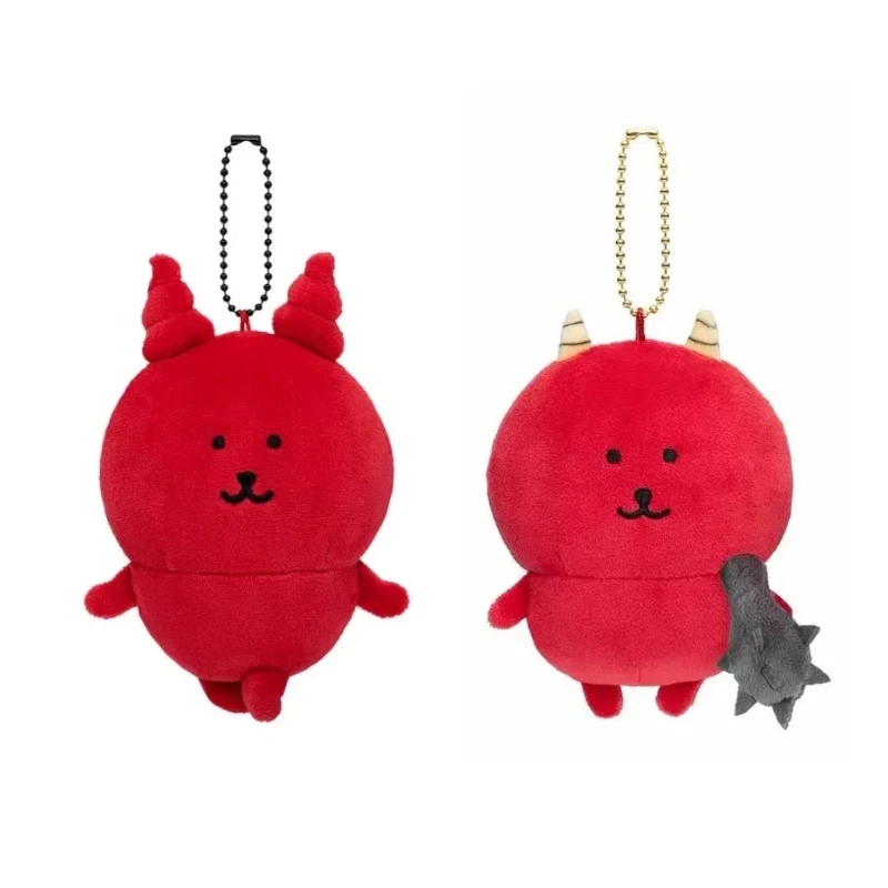 

Kawaii Self Deprecating Bear Plush Doll Keychain Joke Bear Red Ghost Series Demon Wolf Tooth Backpack Pendant Special Gifts