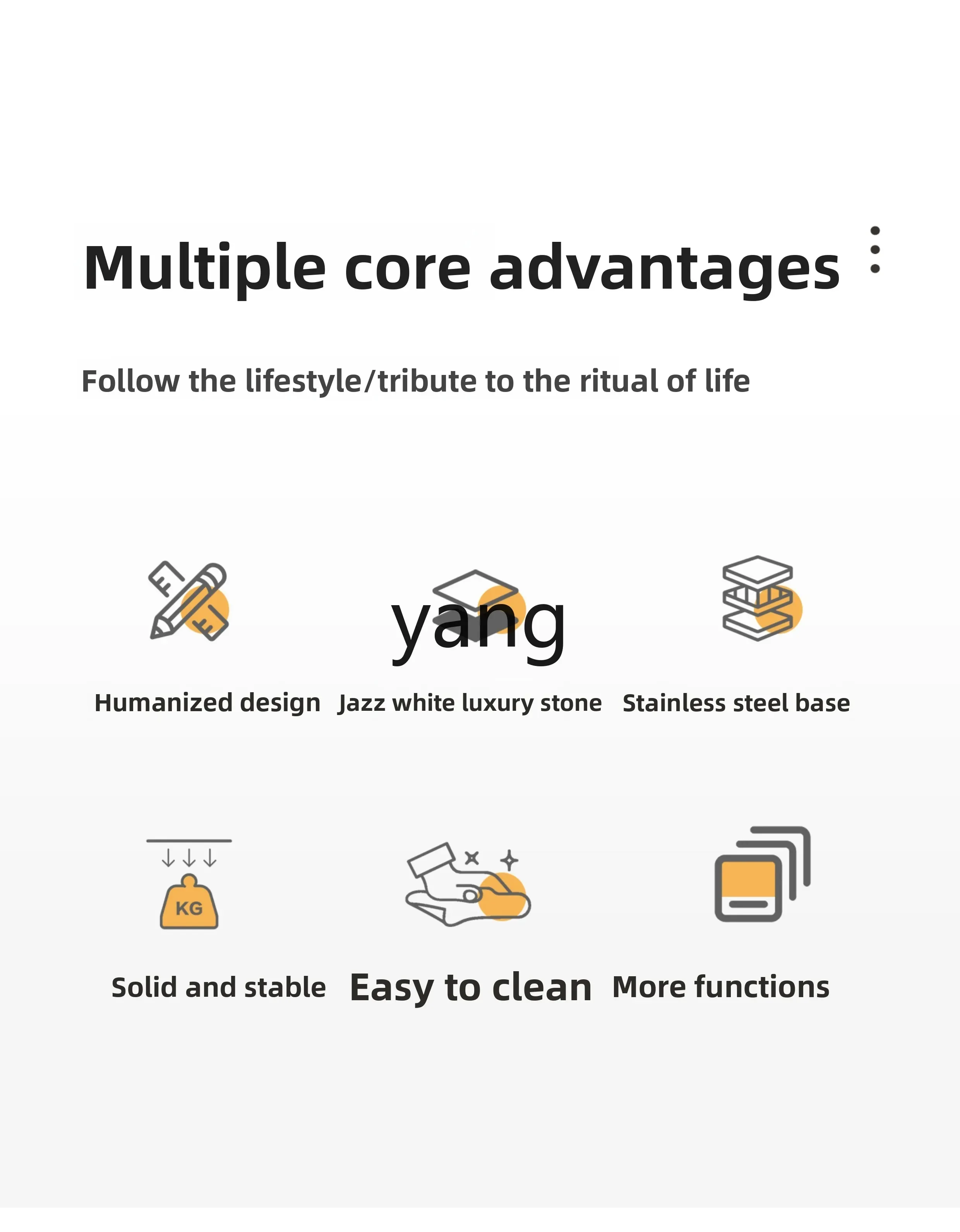 أريكة LH بسيطة من الحجر الطبيعي، طاولة قهوة صغيرة، طاولة صغيرة فاخرة من الفولاذ المقاوم للصدأ عالية الجودة #5