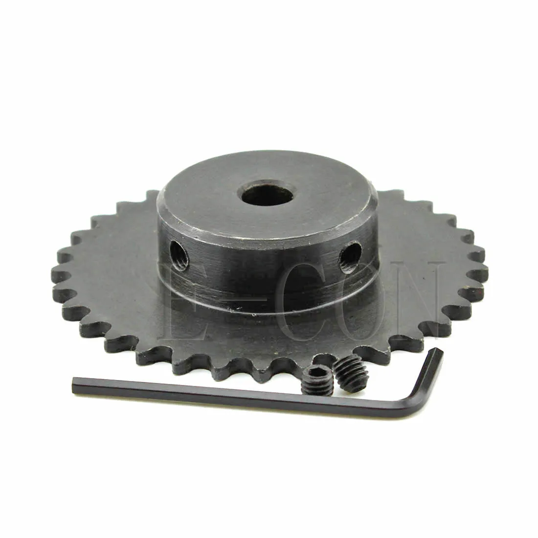 

1pcs 12mm Bore 30 Teeth 30T Metal Pilot Motor Gear Roller Chain Drive Sprocket