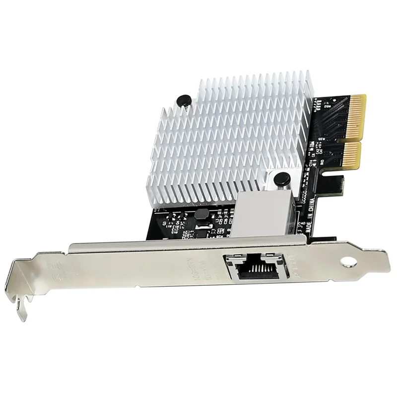 Imagem -02 - Sunweit-pcie Placa de Rede do Servidor Porta Única 10 Gigabit St7357 Aqc107s Pcie x4