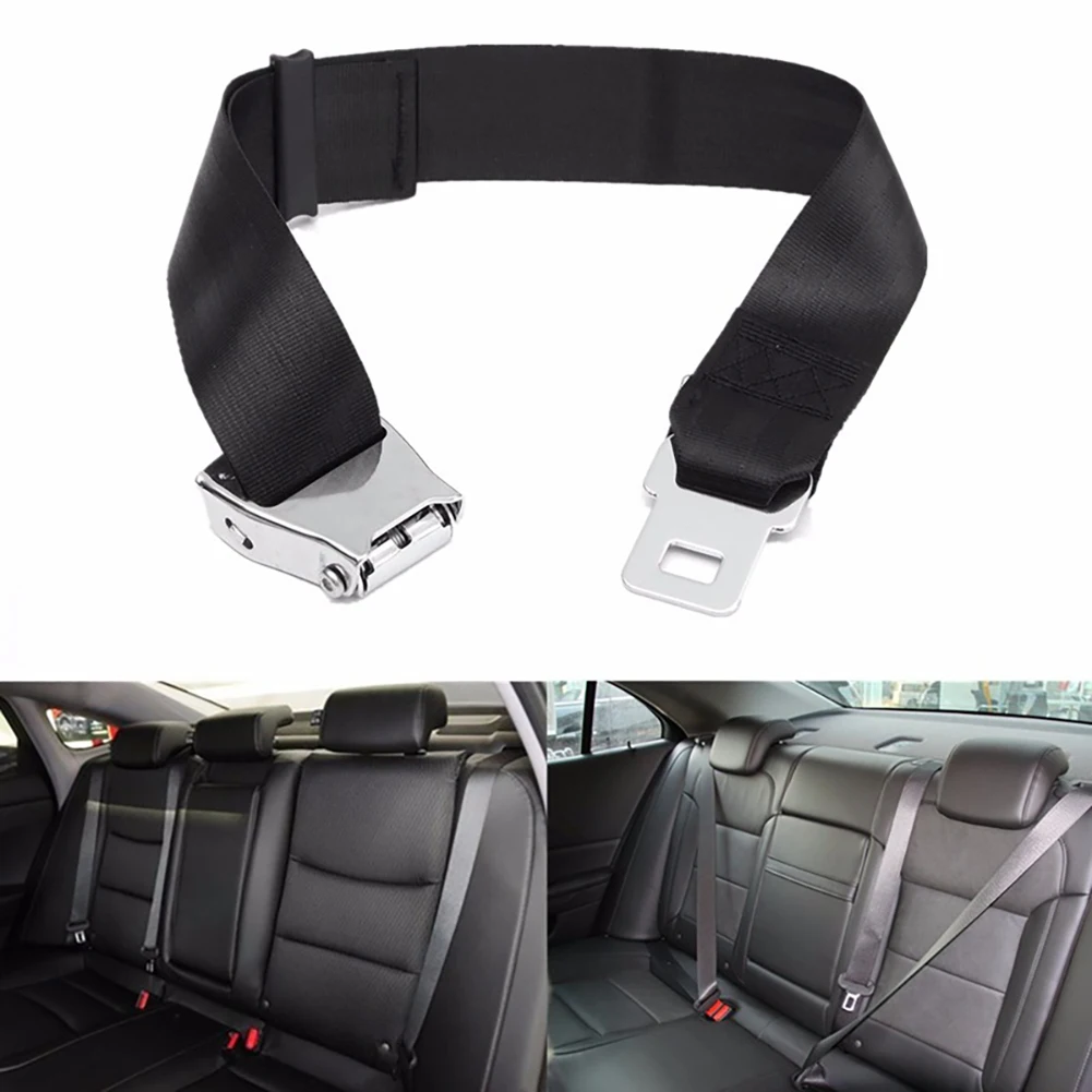 Two-point Airplane Seat Belt Extender 7-35 Inches Adjustable Telescopic Seatbelt Buckle For Fat People Pregnant Women