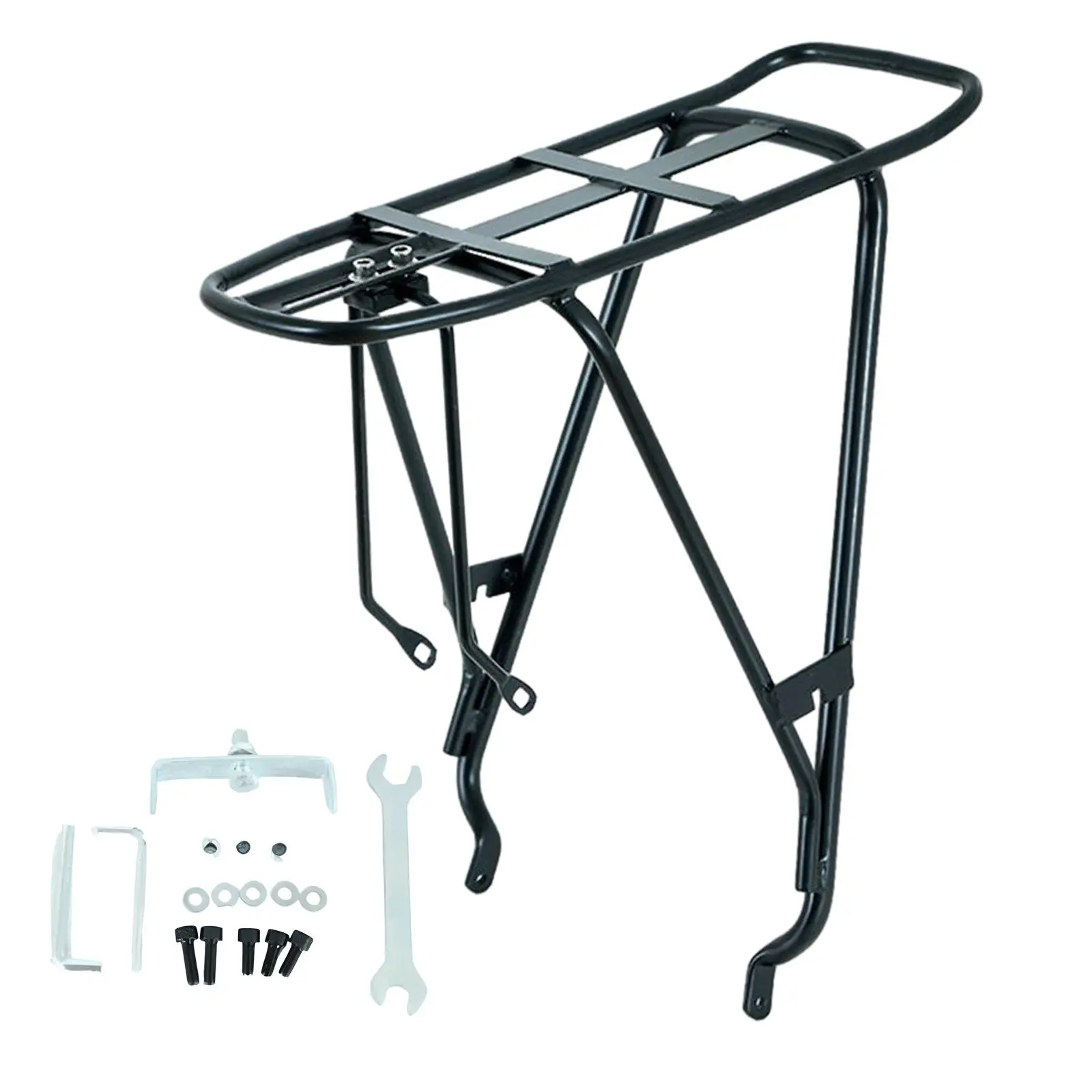 Rear Bicycle Rack Pannier Rack 220 lb Capacity Food Delivery