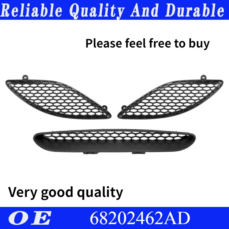 

Hood Bezel Trim Vent Grille For 2015-2020 Dodge Charger SRT Replace 68202462AD 68202581 68202580