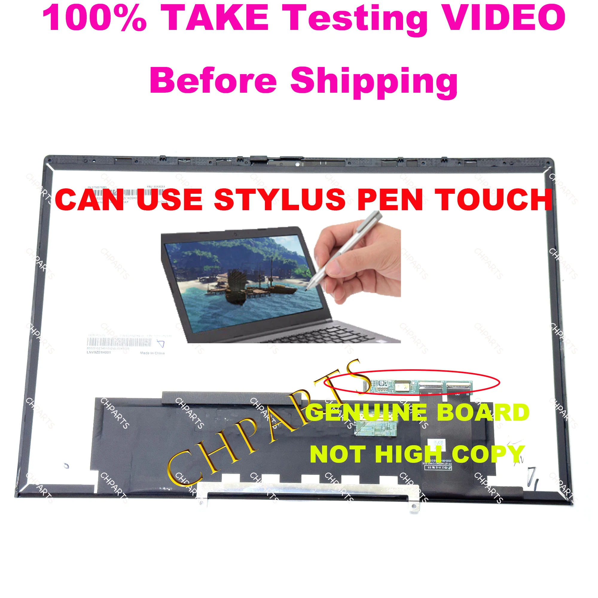 Touch Screen LCD Assembly Laptop Replacment Display WUXGA