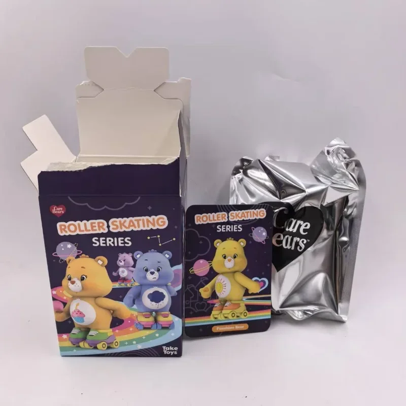 Authentische Miniso Kawaii Carebears Blind Box MINI süße Puppe Regenbogen Bär Figur Ornament Geschenk Mädchen Geburtstagsgeschenk Weihnachtsgeschenk
