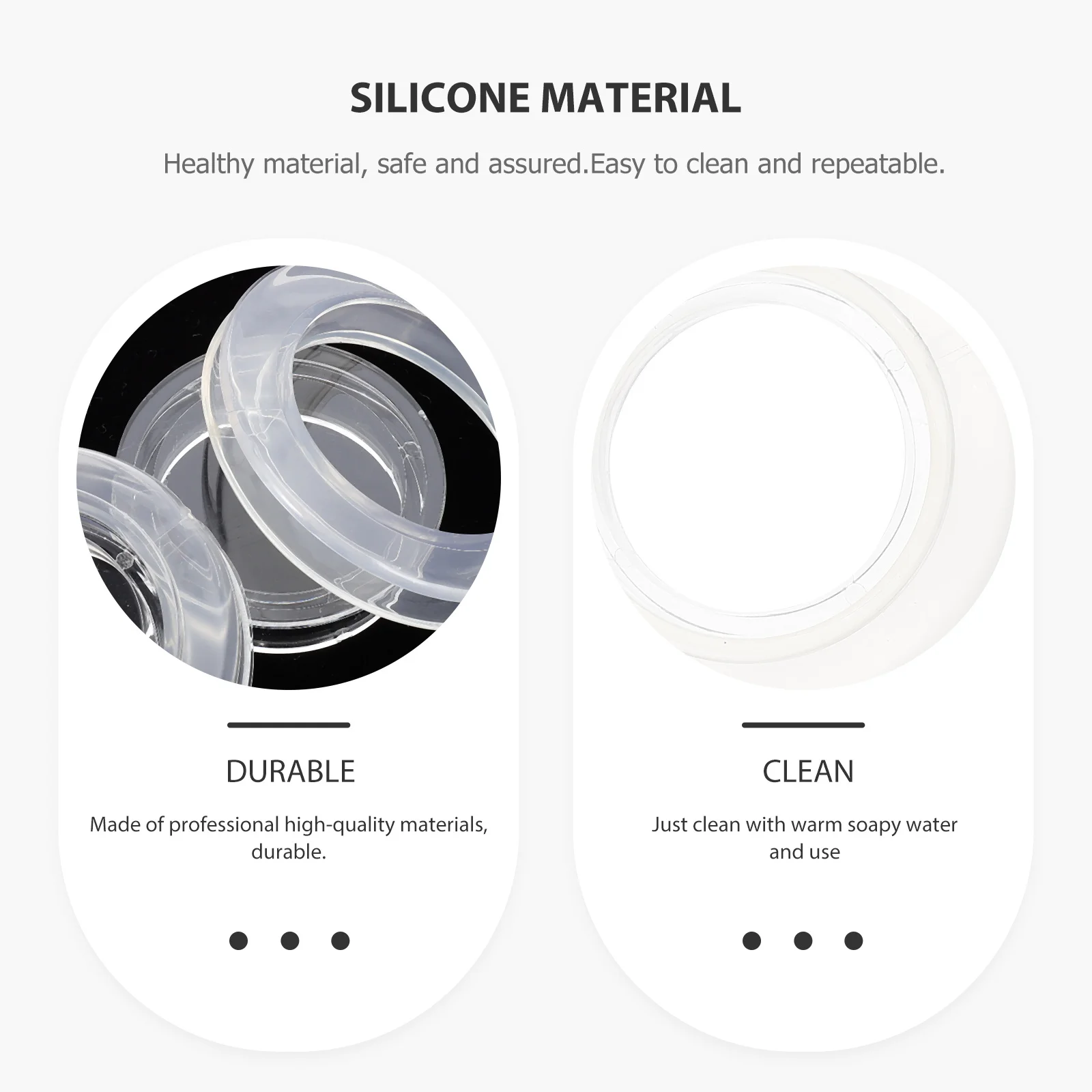 

2pcs Umbrella Hole Ring Caps Durable Silicone Universal Fit For Patio Outdoor Table Protective Windproof Fixation Rings