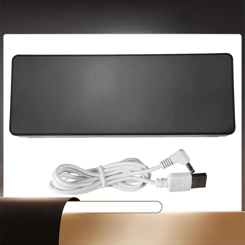 

Будильник, светодиодные часы для спальни, электронные настольные часы с дисплеем температуры, регулируемая яркость-N35R