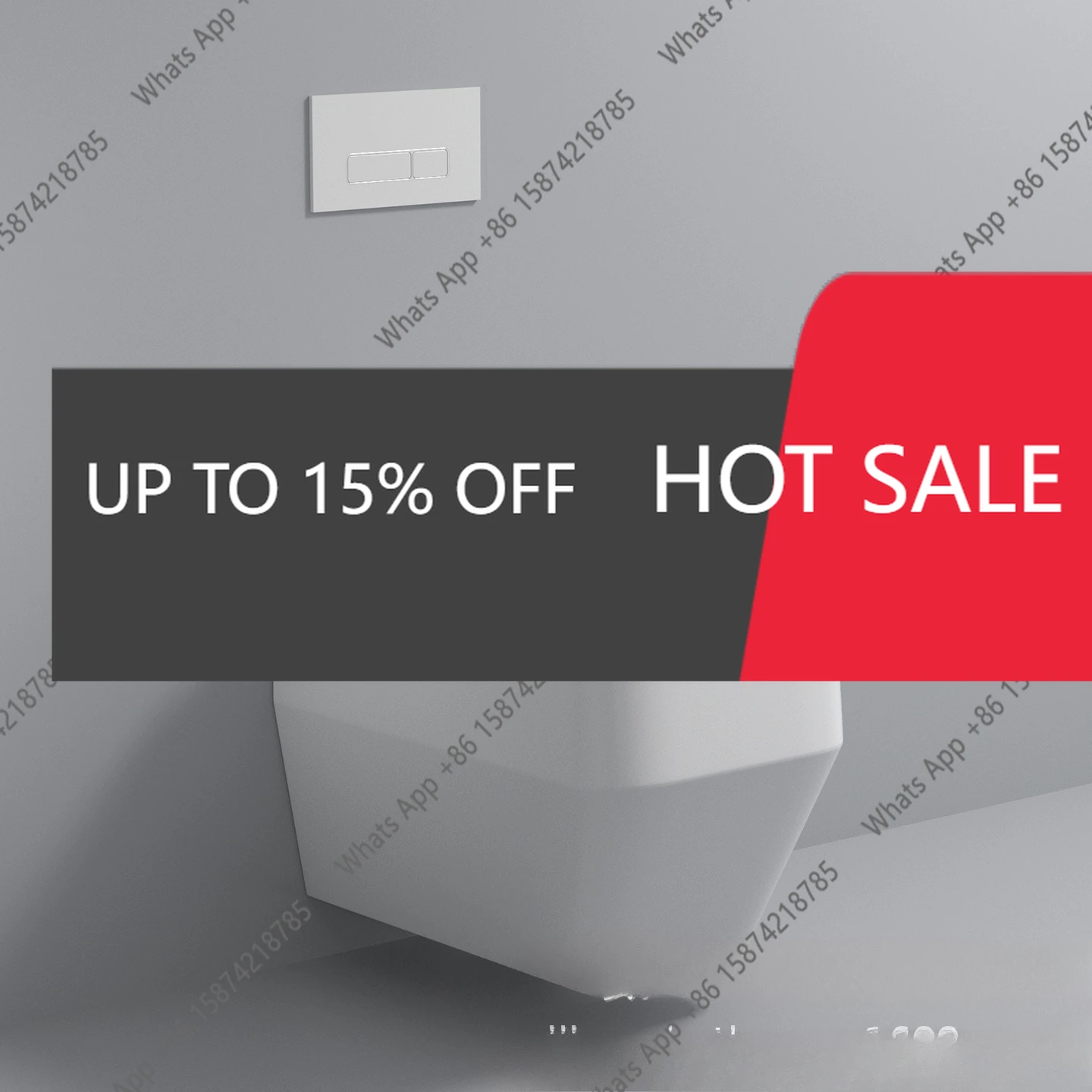

A Wall-mounted Toilet Floating Ceramic Wall-mounted Toilet Suspended Into The Wall Hidden Embedded Water Tank