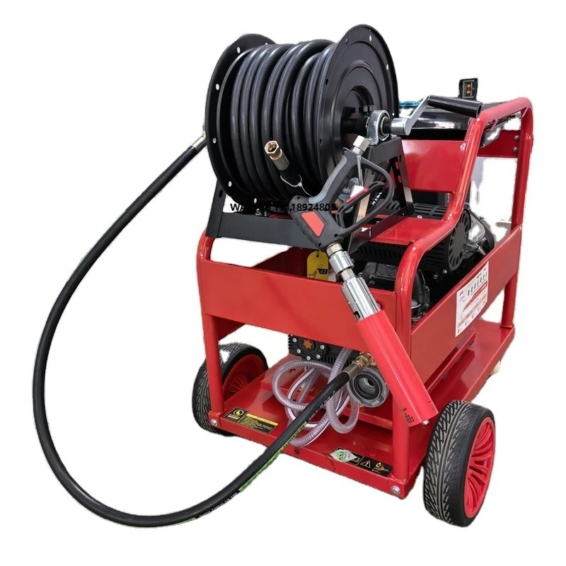 Electric Motor High-pressure Cleaner Sewer and Sewage Pipe Cleaning Yard Cleaning High-pressure Water Sprayer in Hot Sale