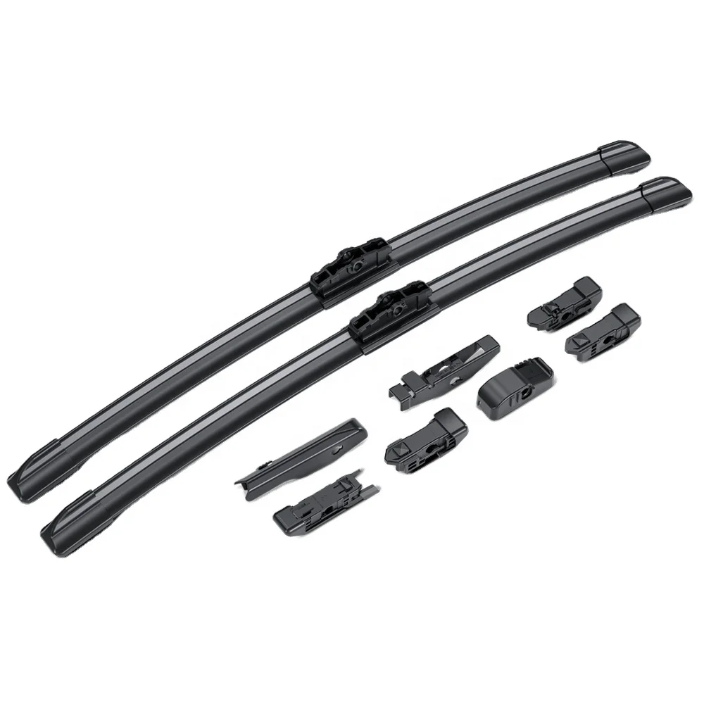 OE Supplier Universal Car Windshield Wiper Blade Various Models with Adapters 56pcs Set Natural Rubber Material Sales Promotion