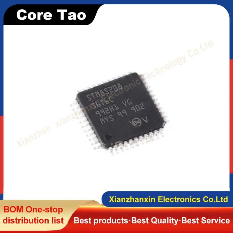 1pcs/lot STM8S208 STM8S208S6T6C LQFP44 8-bit microcontroller chip new and original