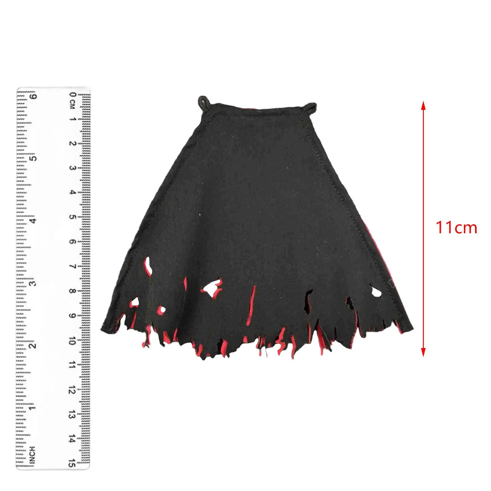 1/12 scala Cape Cape Handmade Cloth Outfit Clothes Figure Cape Model Costume per 6 ''Action Figure e BJD Doll Body Accessory