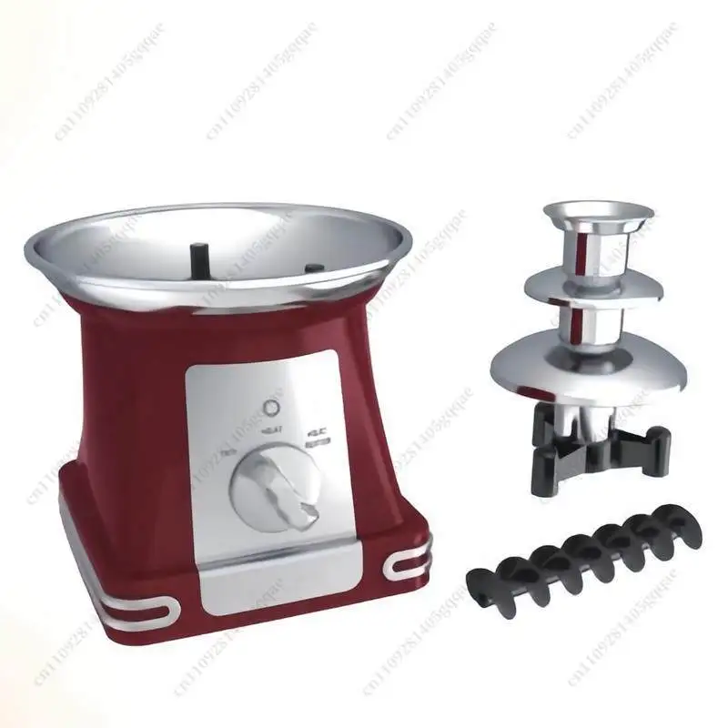 110V 220V 3 Tier Electric Mini Chocolate Fountain Machine for Home Party Wedding Dessert Lover