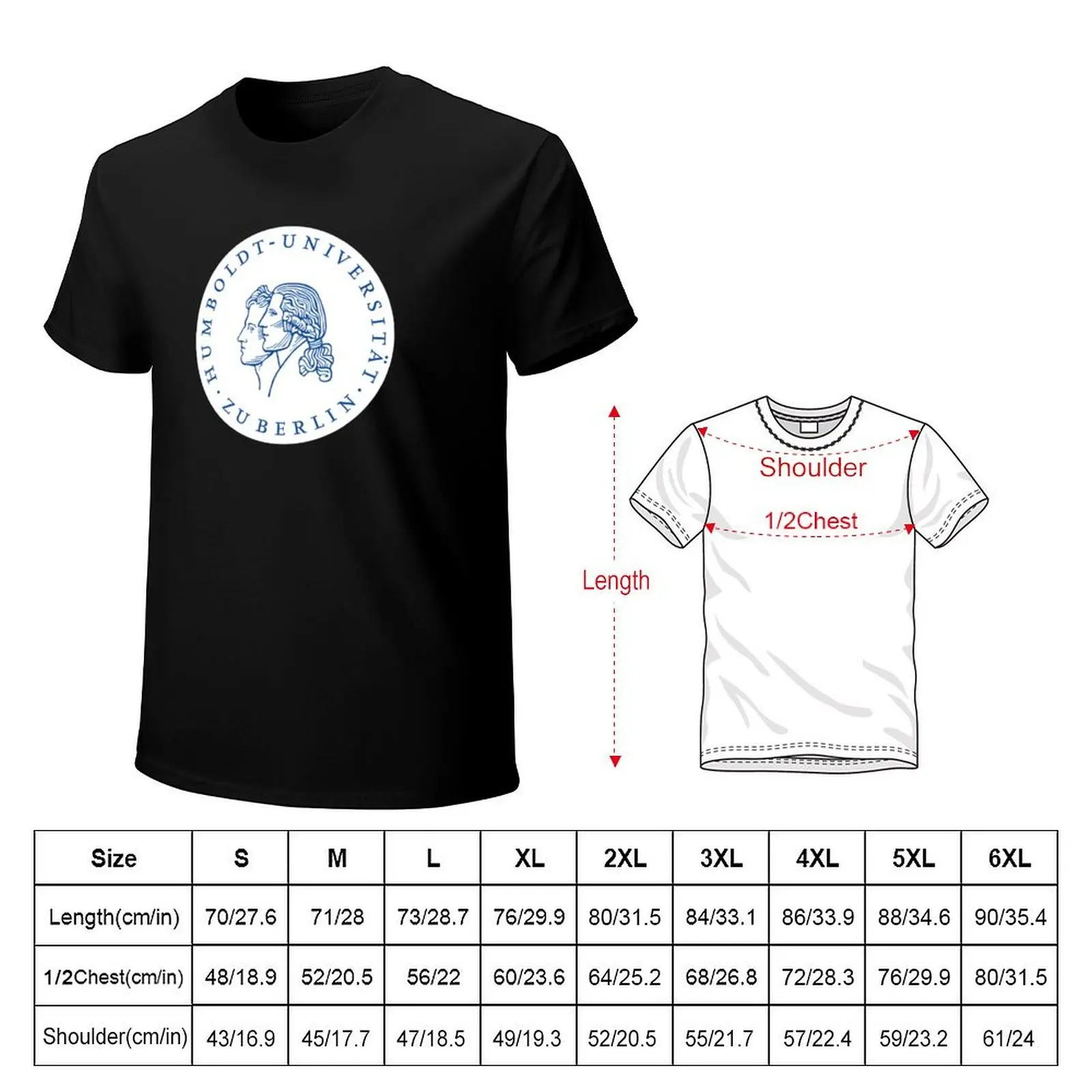 Humboldt University of Berlin T-Shirt street wear summer tops anime tshirt tops men clothes