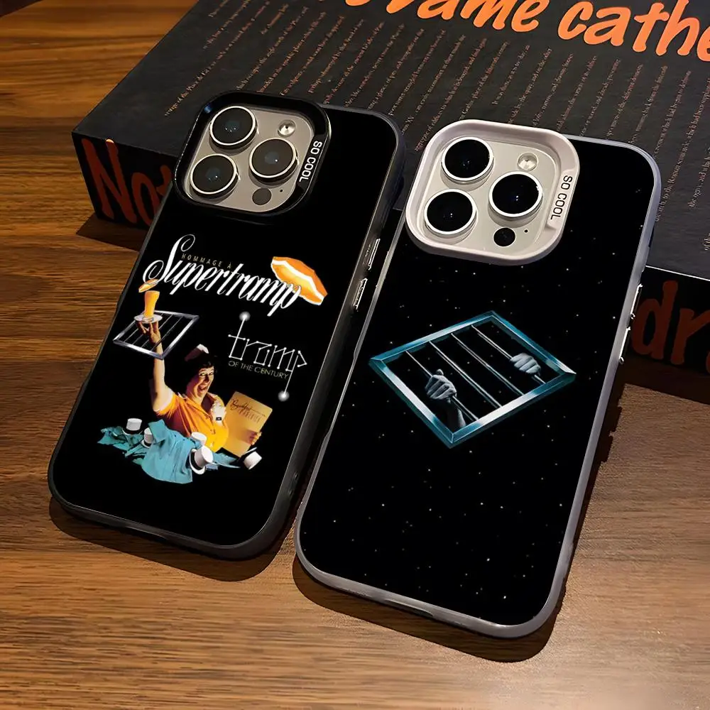Supertramp Breakfast In America Handyhülle für iPhone 17 Air 16 15 14 Plus 13 12 11 Pro 7 8 XS Max XR Silber Schwarz Stoßfeste Hülle