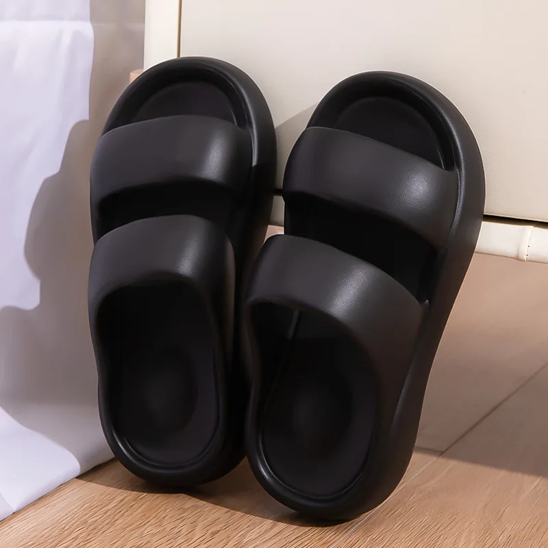 Summer Women EVA Slippers Men 2024 Bathroom Non-Slip Slides Girl Outdoor Beach Casual Sandals Couple Soft Thick Soled Flip Flops