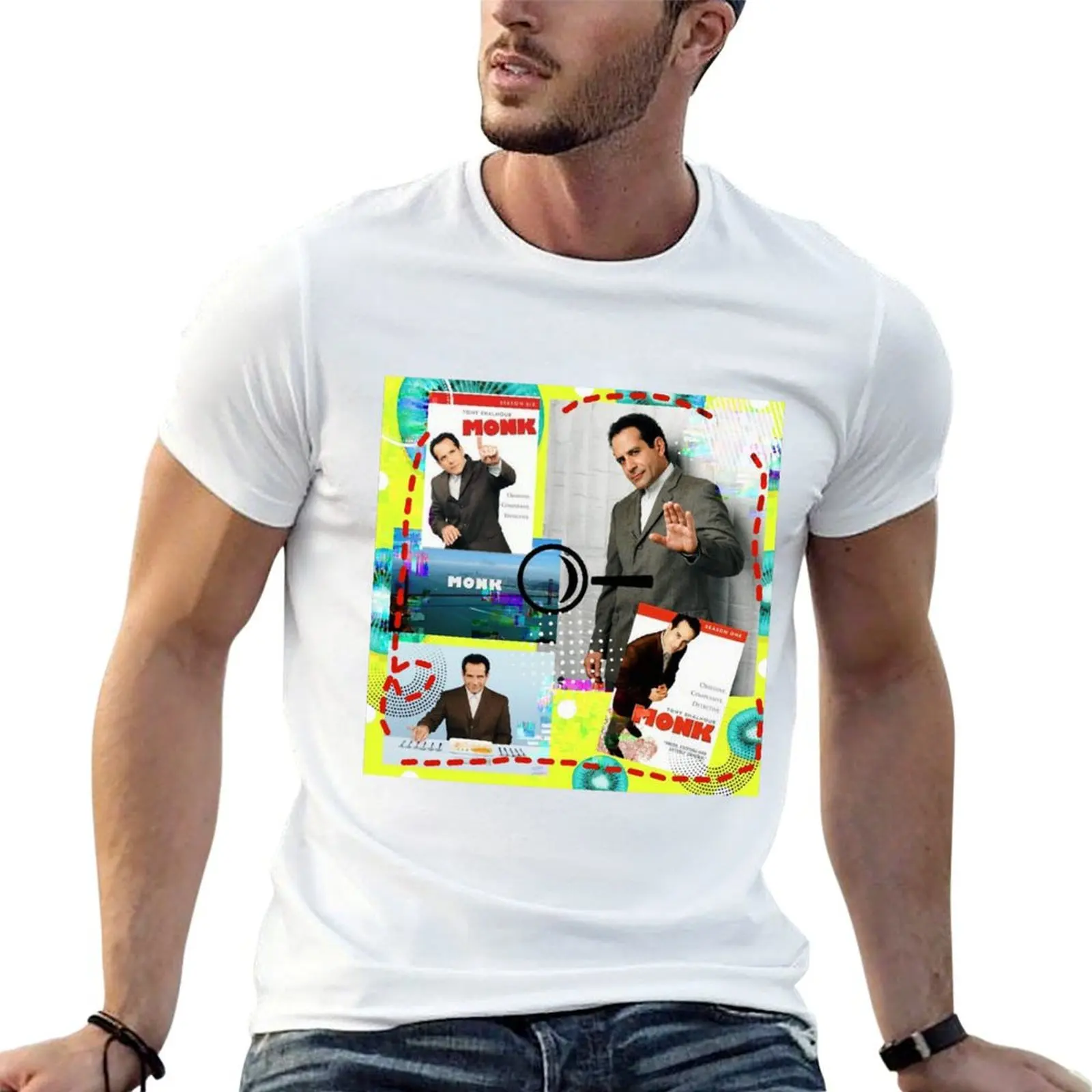 

Monk Detective Adrian Monk TV homage T-Shirt t shirt man designer t shirt custom print T-Shirt