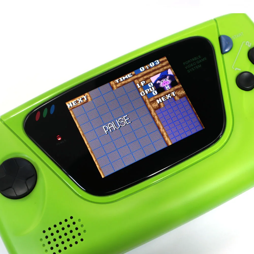 HISPEEDIDO 640x480 디스플레이 해상도 Sega GG용 사전 라미네이팅된 LCD 스크린 키트 전체 화면 디스플레이 LCD 하이라이트 밝기