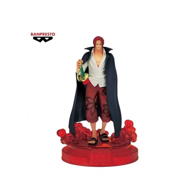 

In Stock Bandai Original Banpresto ONE PIECE Shanks Anime Action Figure Model Figures Toys Character Model Toy Gift Collection