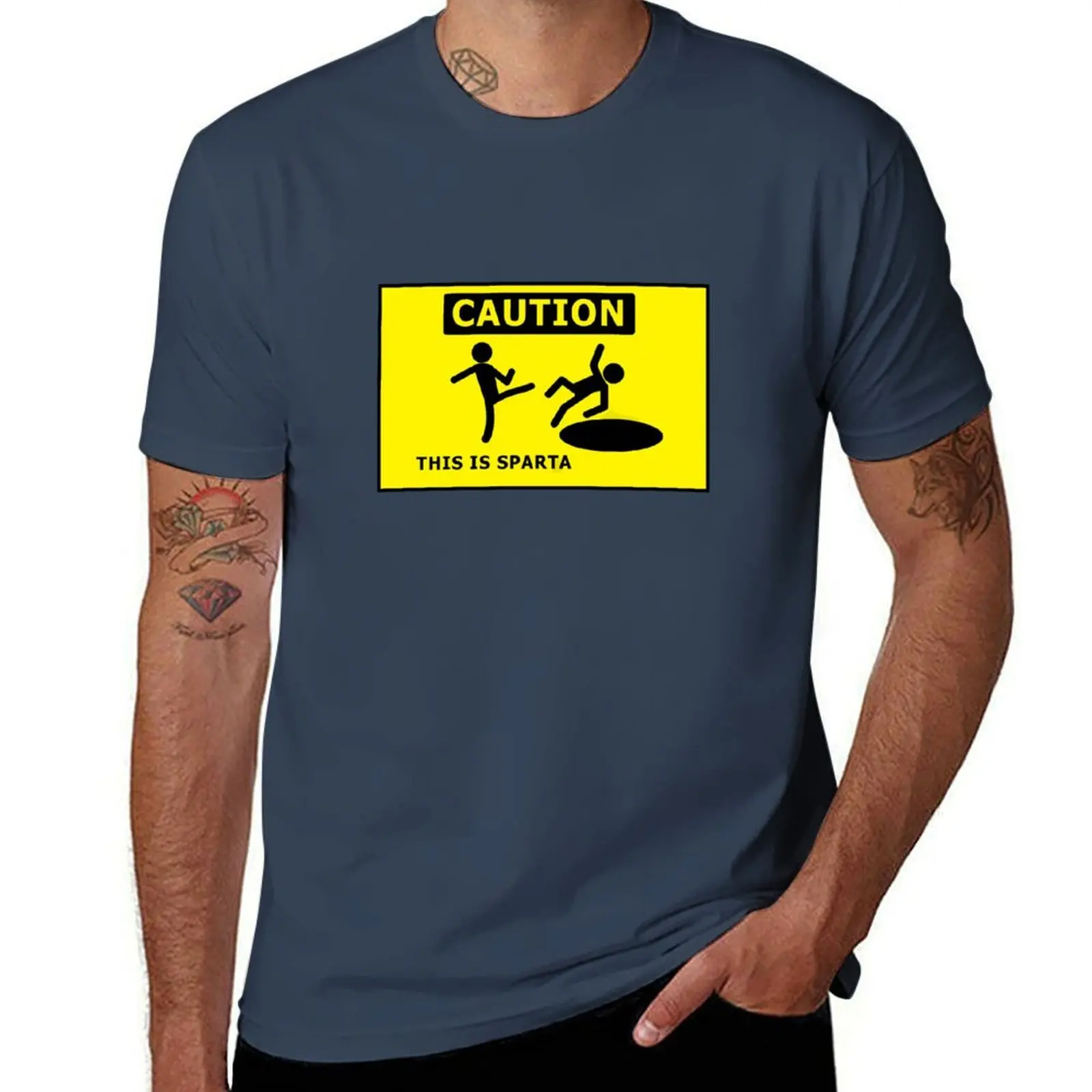 Sparta! This Is T-Shirt Retro Graphic Print T-Shirt