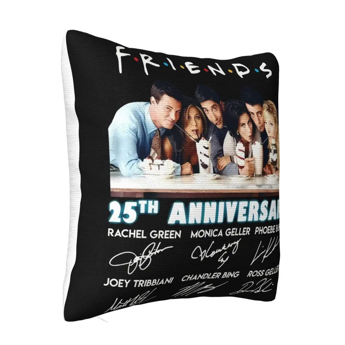 Friends 25Th Anniversary Tv Series Anime Solid Color Low Price Summer Style Tops Game Adult Breathable Child Pillow Case