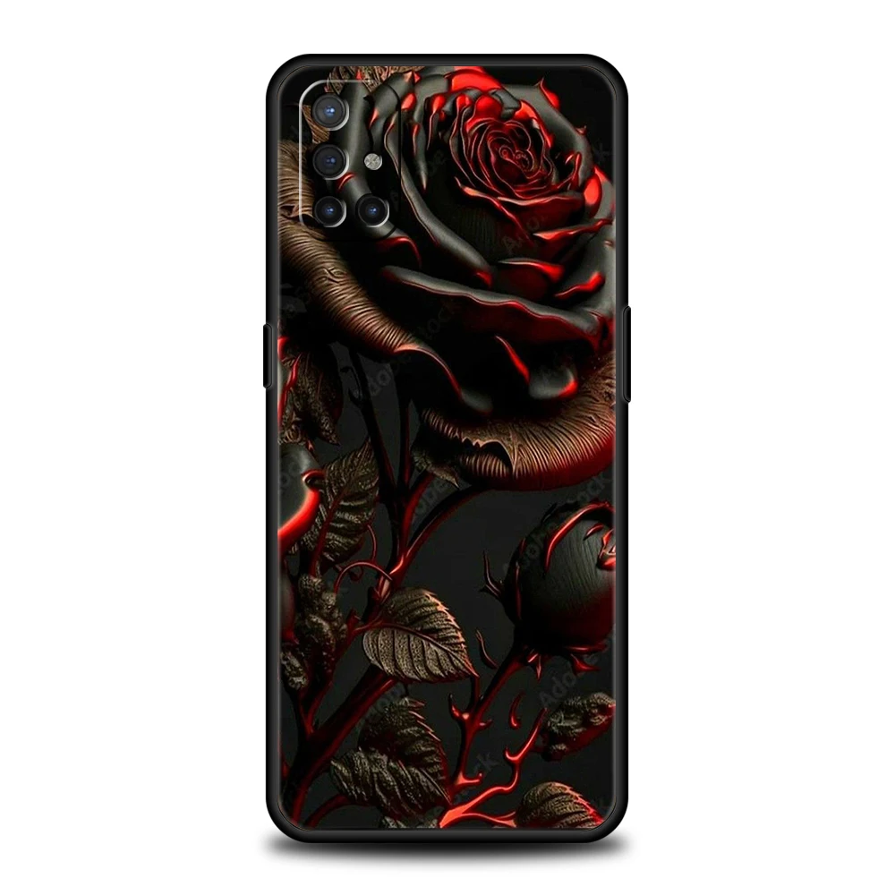 Funda de teléfono con rosas de colores para Oneplus 11 10T Nord N100 N10 10 7 8 9 9R 7T 8T N200 CE 2 9RT Pro 5G, carcasa de silicona, bolsas