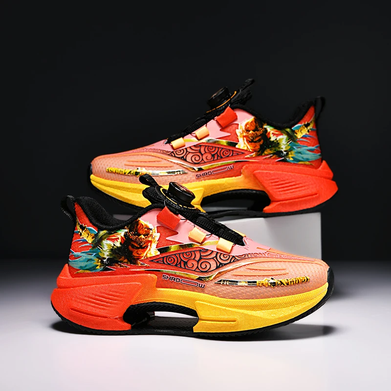 Zapatillas De Baloncesto Para Niños, Antideslizantes, Ultraligeras, De Malla, Para Correr Al Aire Libre_voghion.com