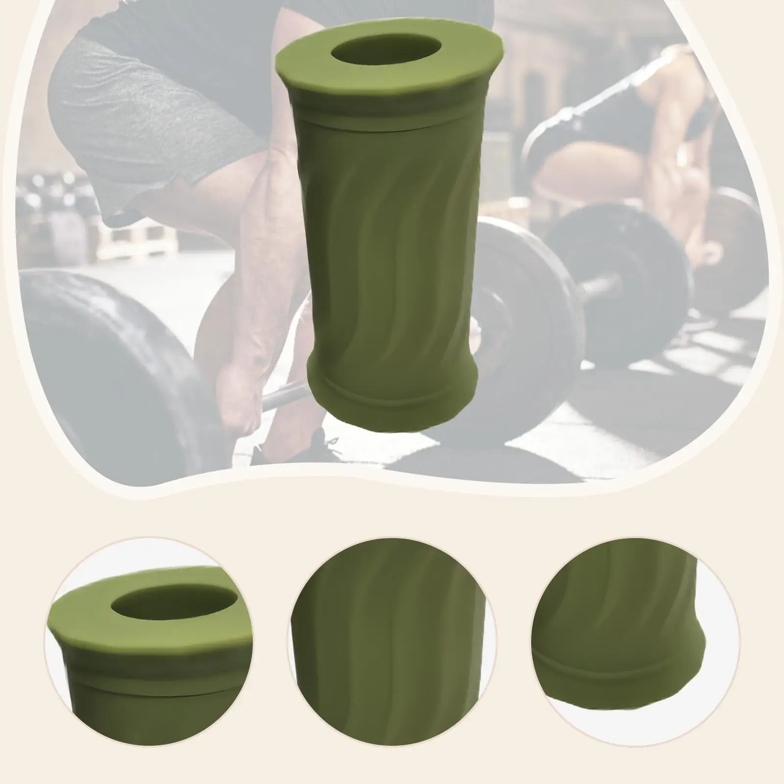 مقبض قضيب الوزن، معدات تدريب اللياقة البدنية، سهلة الاستخدام، مقبض الدمبل