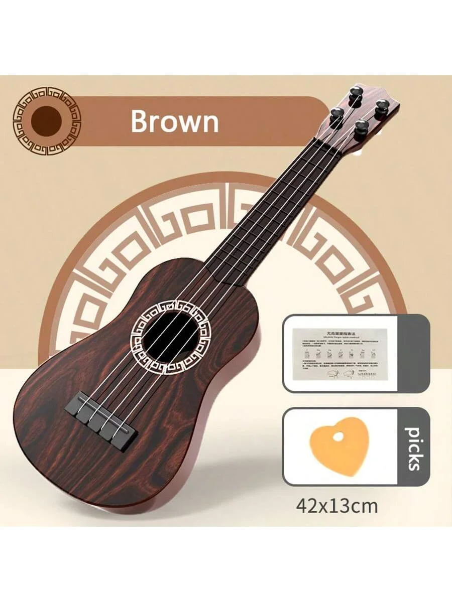 เครื่องดนตรีอูคูเลเล่สำหรับเด็กเครื่องดนตรีการตรัสรู้ดนตรีของเด็กกีตาร์ขนาดเล็ก