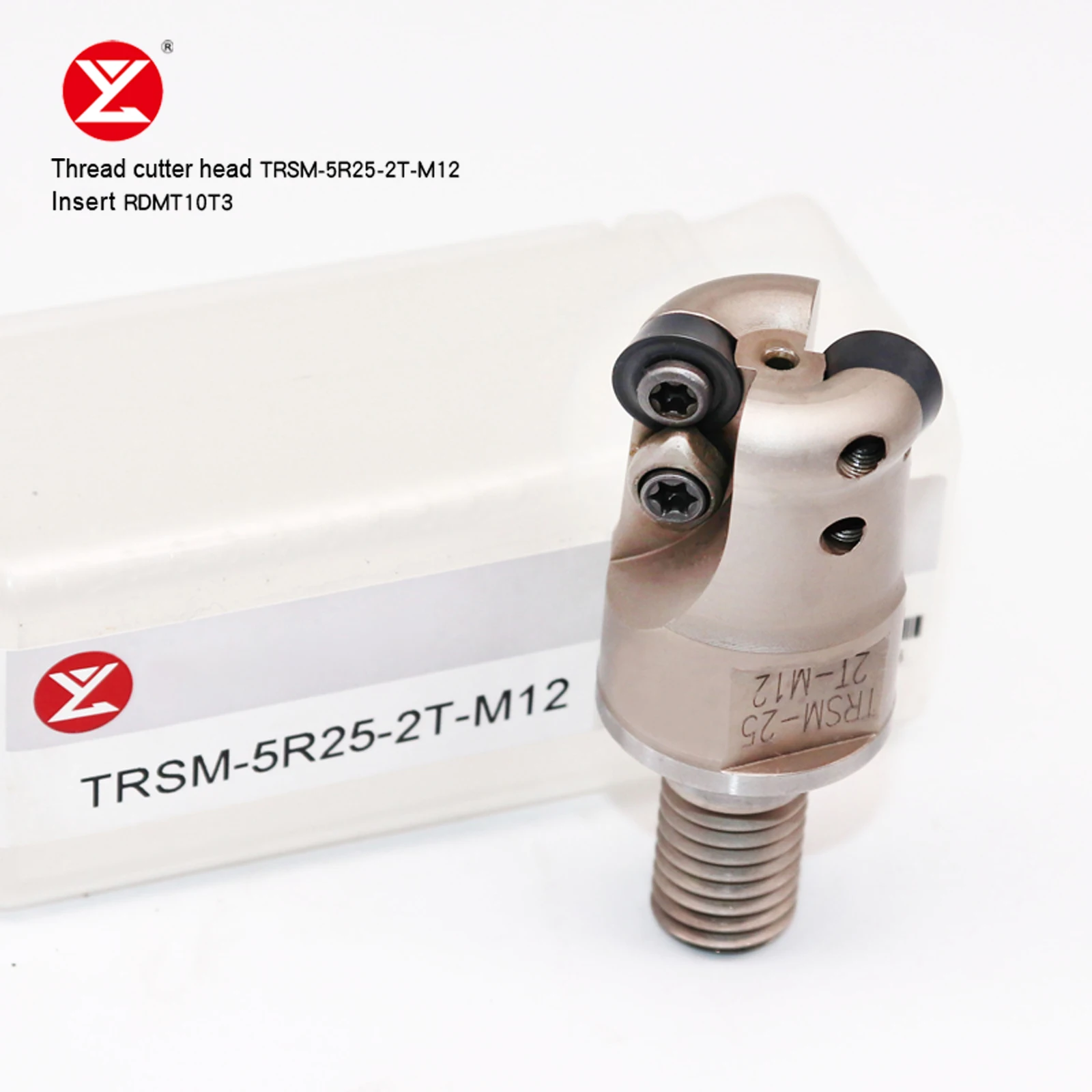 CNC Modular Type Screwed Connection Milling Cutting TRS-5R25-M12-2T Thread Locking Tooth Type Cutter Head Fit Insert RDMT0802