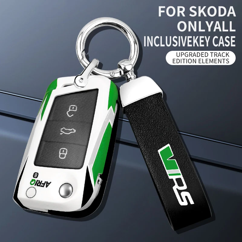 

2019 2020 2023 New ABS+TPU Car Key Case Bag For For Skoda Superb Octavia Kodiaq GT Karoq accessories