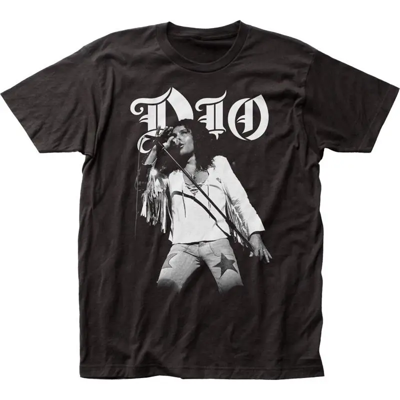 DIO Live T Shirt Mens Licensed Rock N Roll Music Band Retro Tee New Black