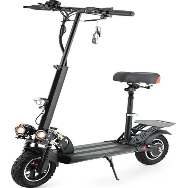 

Electric scooter, new 10-inch, off-road vehicle, mini electric car folding bicycle driver