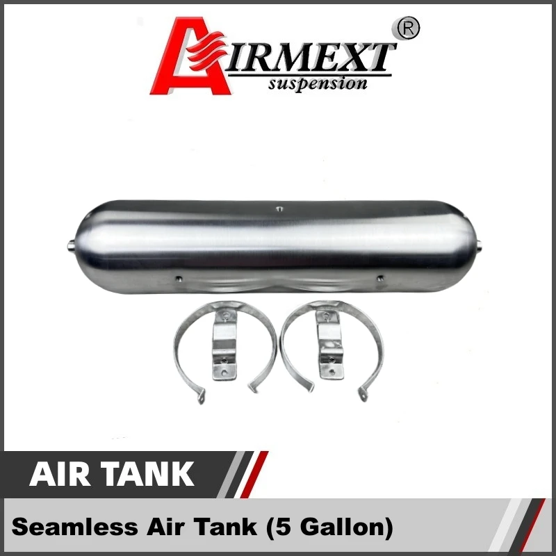 AIRMEXT 19L /5 Gallon Iron Seamless air cylinder air tank pneumatic air suspension system tunning vehicle parts