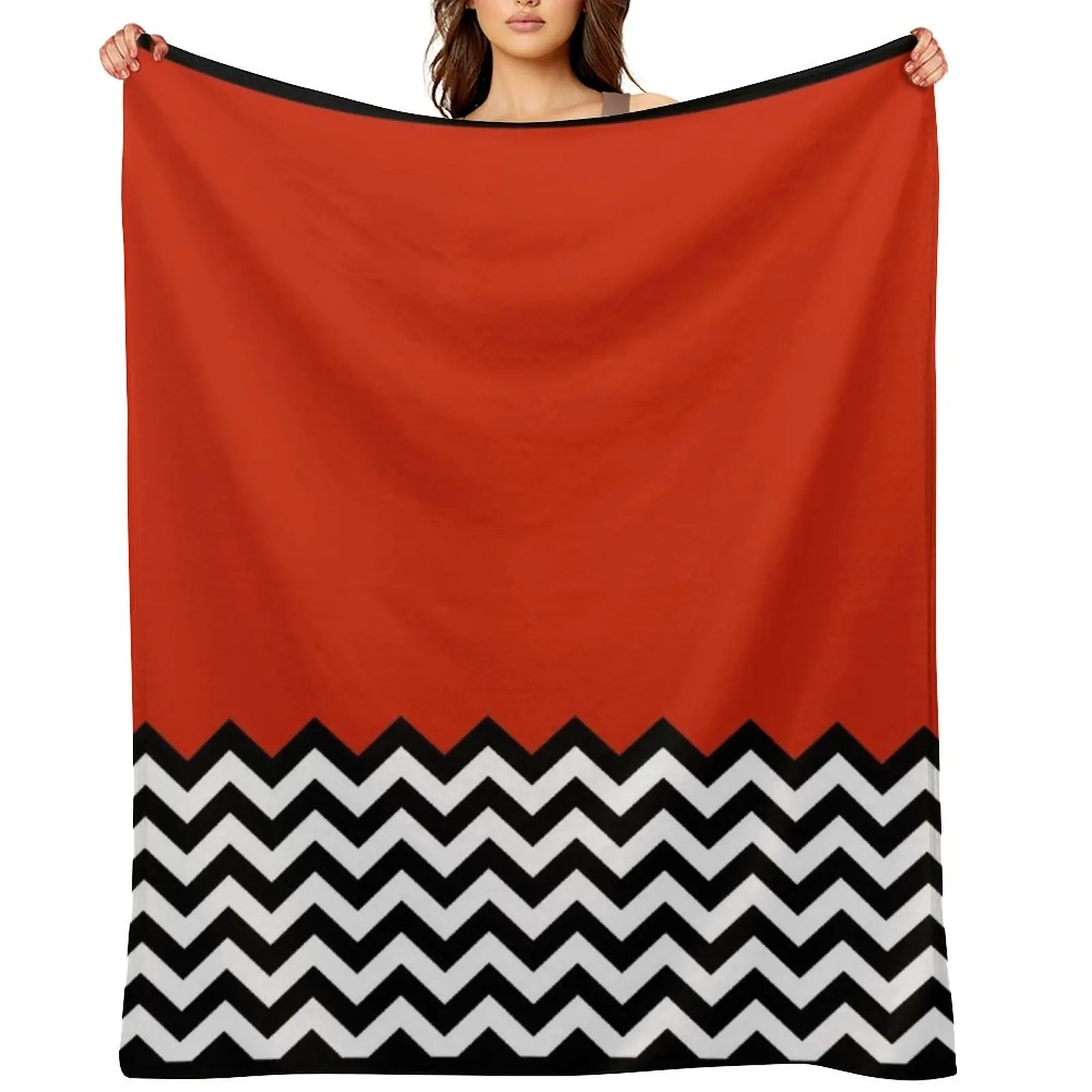 

Black Lodge (Twin Peaks) inspired graphic Throw Blanket manga valentine gift ideas funny gift Thermals For Travel Blankets