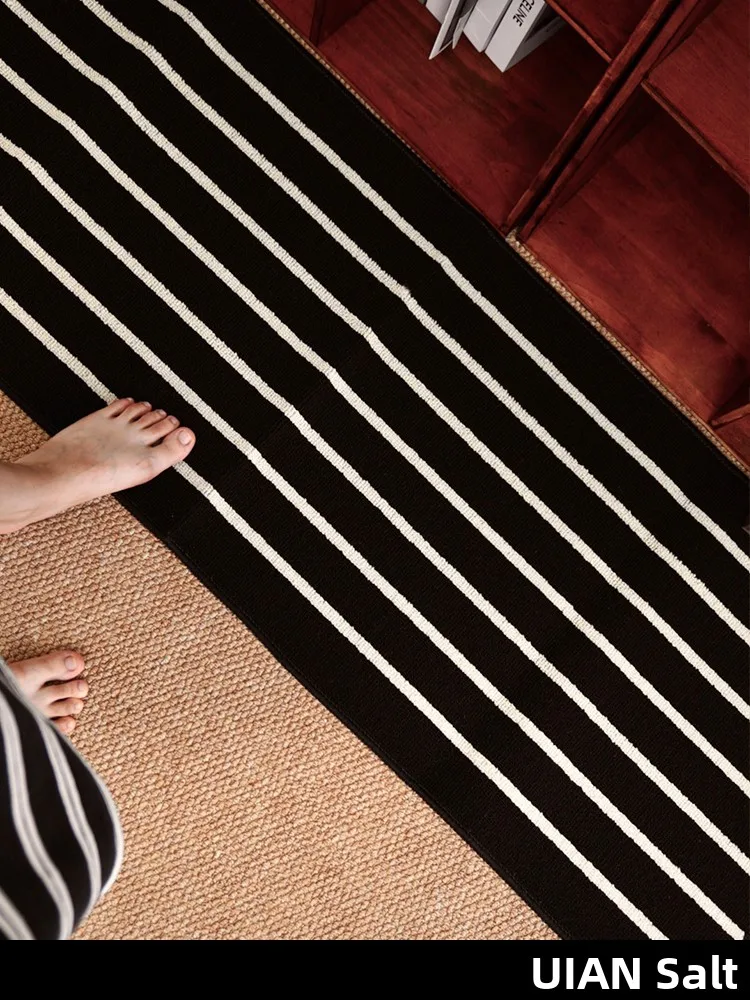 Salt-Free Modern Simple Style Kitchen Bedroom Bedside Carpet Anti-Slip Durable Fuss-Free Cleaning Process Low VOCs Home Rug